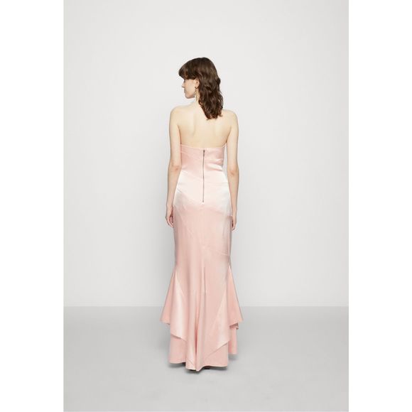 Alice + Olivia Phaedra Draped-Panel Strapless Bustier Gown - Picture 3 of 11